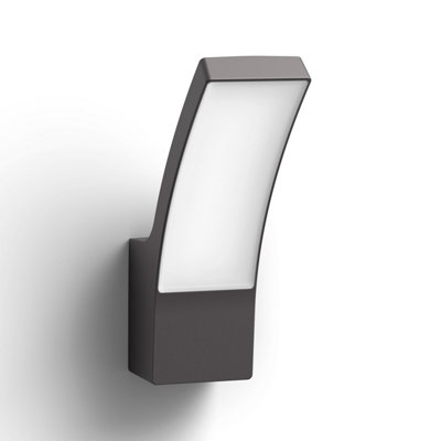B&Q -  Led Splay Outdoor Wall Anthracite 12W 40K