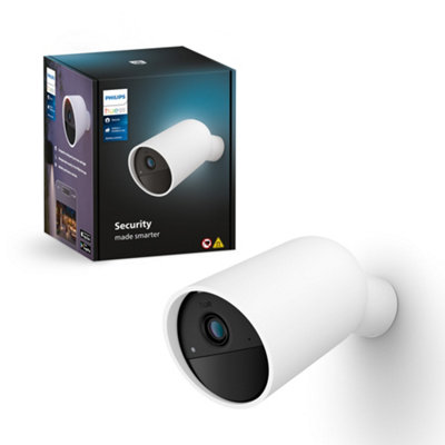 B&Q -  Secure Battery Camera White