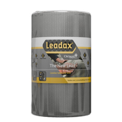 B&Q -  Leadax Grey Tile Roof Flashing (W)250mm X (L)170mm