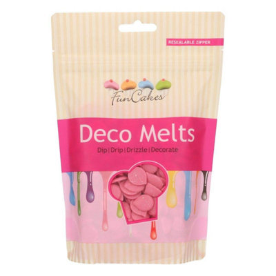 LarryRoo Funcakes Deco Melts PinkDipDripDrizzle And Decorate Melt In The Microwave And Pour In Every Shape Make CandyDrip Cakes, from B&Q