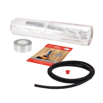 Klima Electrical Underfloor Heating 10M² 1400W Underfloor Heating Mat from B&Q