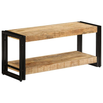 B&Q -  Tv Cabinet 90X30X40 Cm Solid Mango Wood