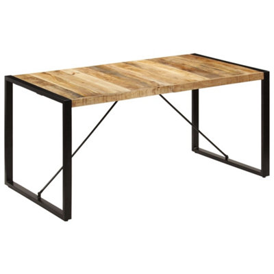 Vidaxl Dining Table 160X80X75 Cm Solid Mango Wood from B&Q