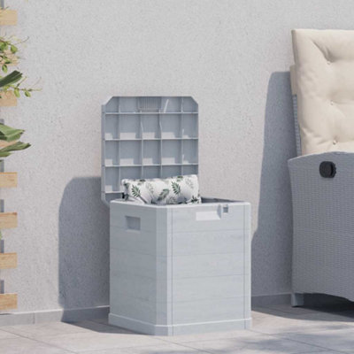 B&Q -  Garden Storage Box 90 L Light Grey