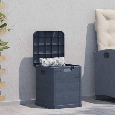 Vidaxl Garden Storage Box 90 L Anthracite from B&Q