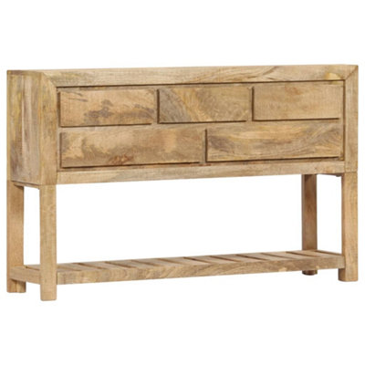 Vidaxl Sideboard 120X30X75 Cm Solid Mango Wood from B&Q