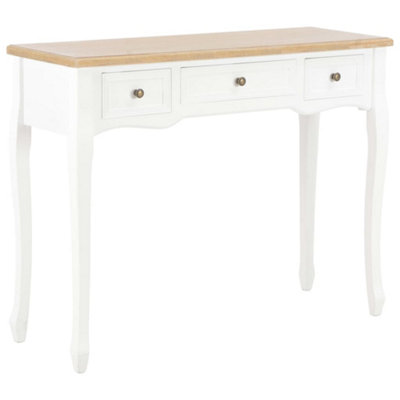 B&Q -  Dressing Console Table With 3 Drawers White