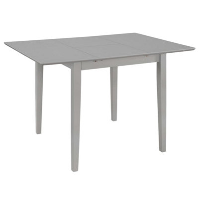 B&Q -  Extendable Dining Table Grey (80-120)X80X74 Cm Mdf