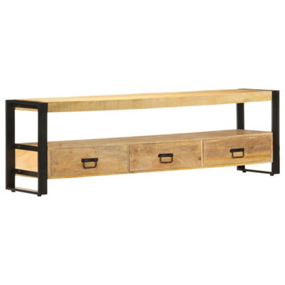 B&Q -  Tv Cabinet 150X30X45 Cm Solid Mango Wood