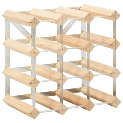 B&Q -  Wine Rack For 12 Bottles Solid Pinewood