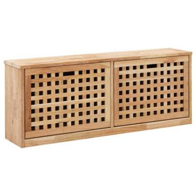 Vidaxl Shoe Storage Bench 94X20X38 Cm Solid Walnut Wood from B&Q
