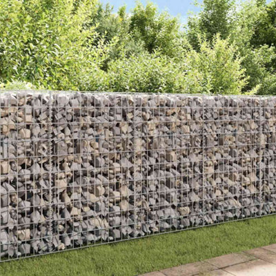 Vidaxl Gabion Wall Galvanised Steel 450X30X100 Cm from B&Q