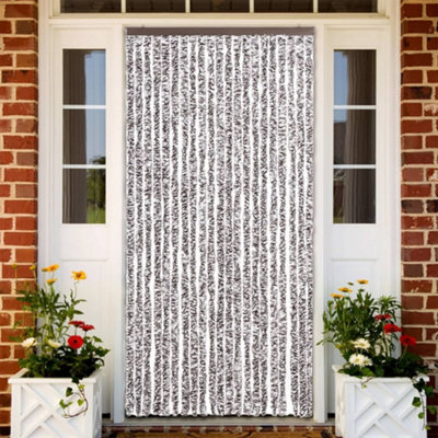 B&Q -  Insect Curtain Brown And Beige 90X220 Cm Chenille