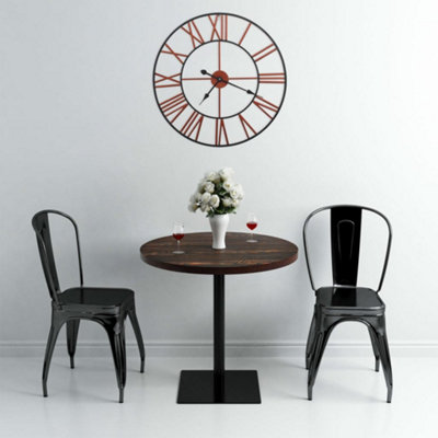 Vidaxl Wall Clock Metal 58 Cm Red from B&Q