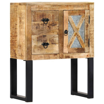 vidaXL Sideboard 60x30x76 cm Solid Mango Wood Brown - Image 3
