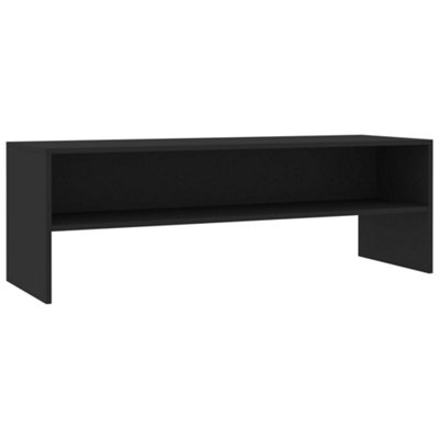 B&Q -  Tv Cabinet Black 120X40X40 Cm Engineered Wood