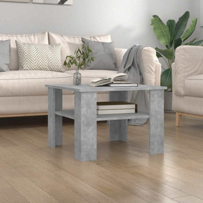 Vidaxl Coffee Table Concrete Grey 60X60X42 Cm Engineered Wood from B&Q