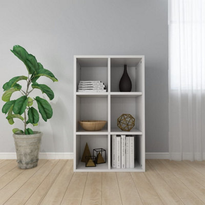 B&Q -  Book Cabinet/sideboard White 66X30X98 Cm Engineered Wood Book Cabinets