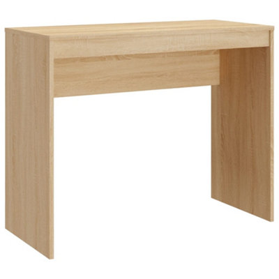 B&Q -  Desk Sonoma Oak 90X40X72 Cm Engineered Wood