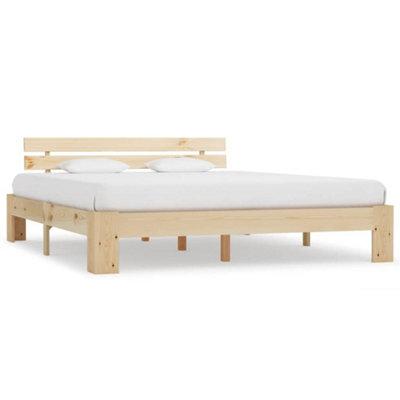 Vidaxl Bed Frame Without Mattress 180X200Cm Solid Wood Pine from B&Q