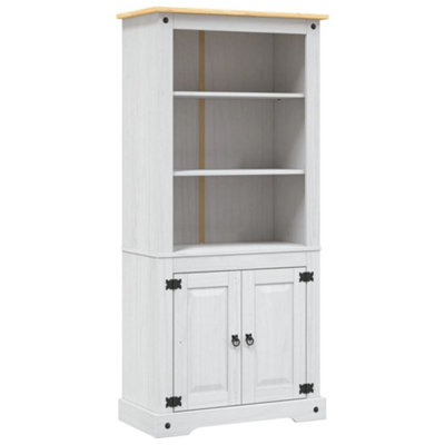 B&Q -  Cupboard Mexican Pine Corona Range White 80X40X170 Cm