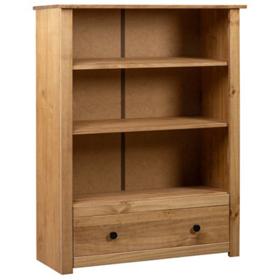 Vidaxl Bookcase 80X35X110 Cm Solid Pine Wood Panama Range from B&Q