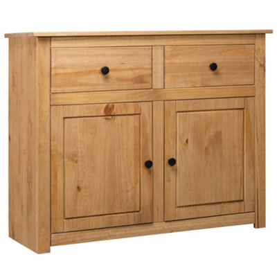 Vidaxl Sideboard 93X40X80 Cm Solid Pinewood Panama Range from B&Q