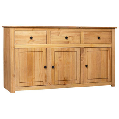 Vidaxl Sideboard 135X40X80 Cm Solid Pinewood Panama Range from B&Q