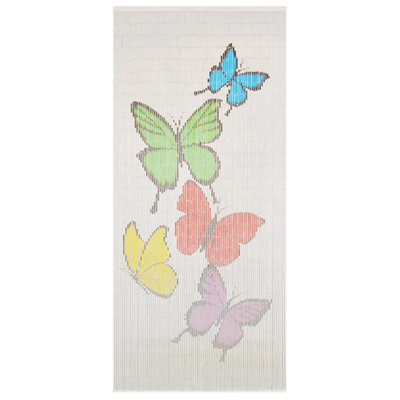 B&Q -  Insect Door Curtain Bamboo 90X200 Cm