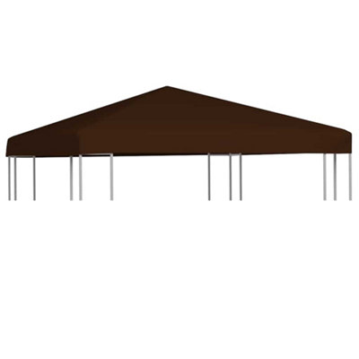 B&Q -  Gazebo Top Cover 310 G/m² 3X3 M Brown
