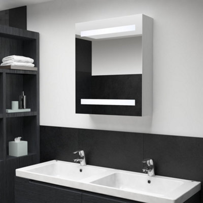 Vidaxl Led Bathroom Mirror Cabinet 50X13.5X60 Cm from B&Q