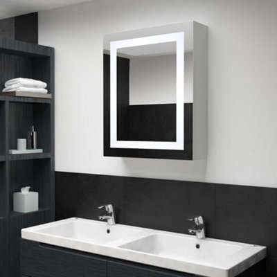 Vidaxl Led Bathroom Mirror Cabinet 50X13X70 Cm from B&Q