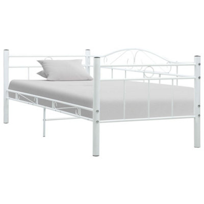 Vidaxl Daybed Frame Without Mattress White Metal 90X200Cm from B&Q