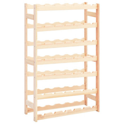 B&Q -  Wine Rack For 42 Bottles Pinewood