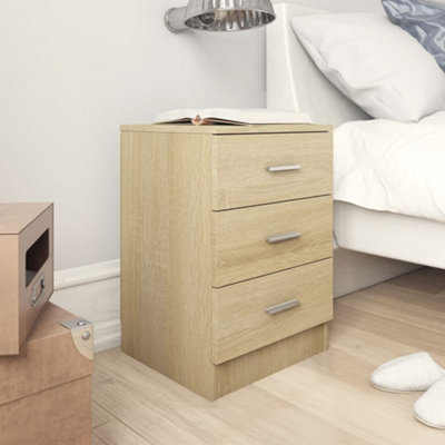 Vidaxl Bedside Cabinets 2 Pcs Sonoma Oak 38X35X56 Cm Engineered Wood from B&Q