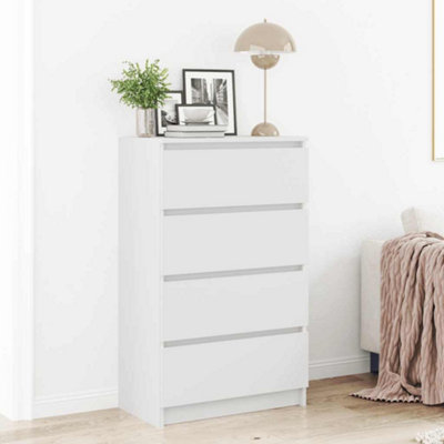 B&Q -  Sideboard White 60X35X98.5 Cm Engineered Wood