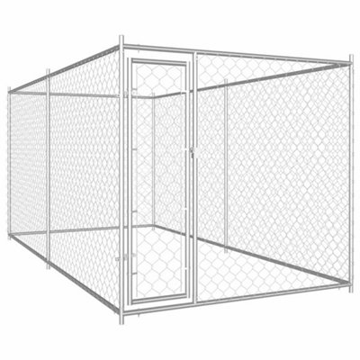 Vidaxl Outdoor Dog Kennel 382X192X185 Cm from B&Q