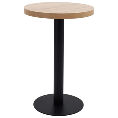 Vidaxl Bistro Table Light Brown 50 Cm Mdf from B&Q