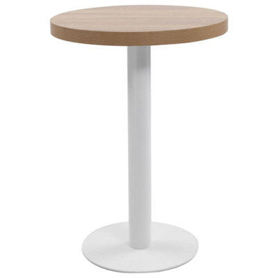 Vidaxl Bistro Table Light Brown 60 Cm Mdf from B&Q
