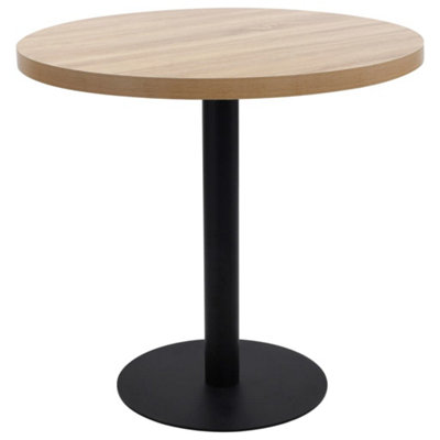 Vidaxl Bistro Table Light Brown 80 Cm Mdf from B&Q