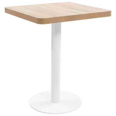 Vidaxl Bistro Table Light Brown 60X60 Cm Mdf from B&Q