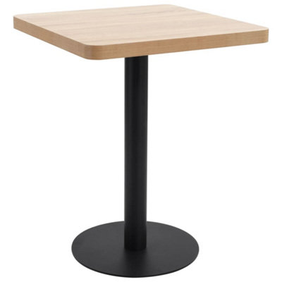Vidaxl Bistro Table Light Brown 60X60 Cm Mdf from B&Q