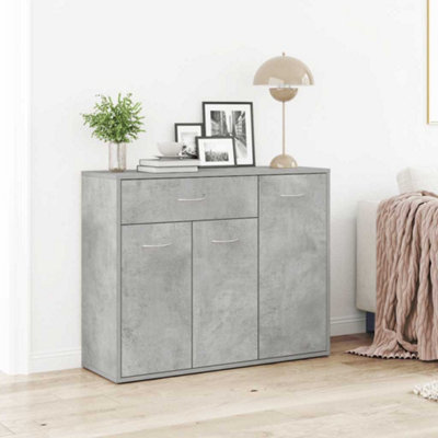 Vidaxl Sideboard Concrete Grey 88X30X70 Cm Engineered Wood from B&Q