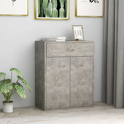 Vidaxl Sideboard Concrete Grey 60X30X75 Cm Engineered Wood from B&Q