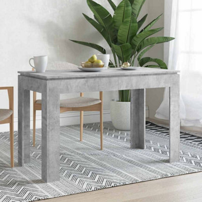 Vidaxl Dining Table Concrete Grey 120X60X76 Cm Engineered Wood from B&Q