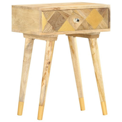 Vidaxl Bedside Cabinet 43X30X58 Cm Solid Mango Wood from B&Q