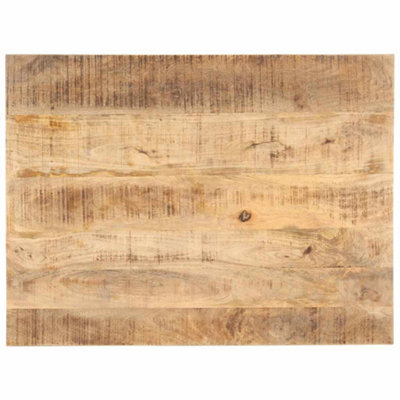 Vidaxl Table Top Solid Mango Wood 25-27 mm 80X60 Cm from B&Q