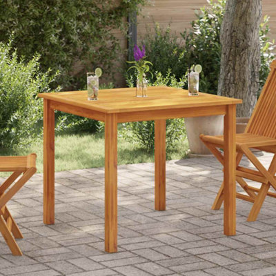 Vidaxl Garden Table 85X85X74 Cm Solid Acacia Wood from B&Q