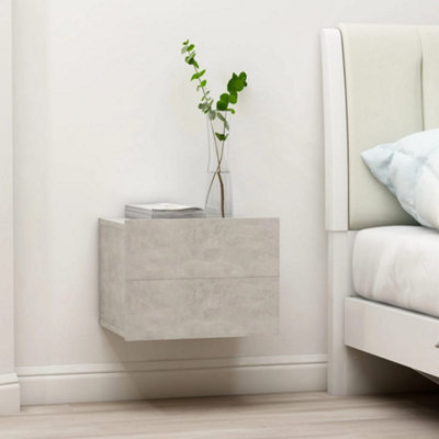 Vidaxl Bedside Cabinet Concrete Grey Engineered Wood Nightstand Couch Table - Image 3