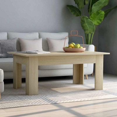 Vidaxl Coffee Table Sonoma Oak 100X60x42 Cm Engineered Wood Coffee Tables